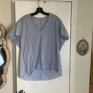 Ottod’Ame Light Blue Short Sleeve Top Size 6
